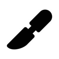 un nuevo de moda estilo de quirúrgico cuchillo, icono vector