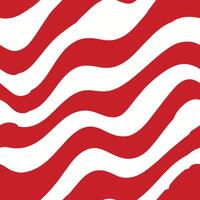pattern of wavy lines in shades of red on a white background vector