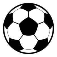 A black and white soccer ball with white lines vector