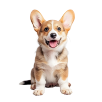 portraits of Beautiful happy corgi dog puppy dog png