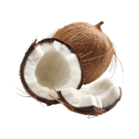coconut isolated on transparent background png