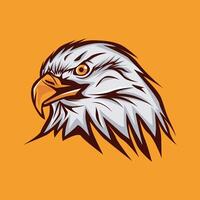 Eagle Head Icon Illustration vector