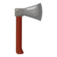 Cartoon illustration of an axe vector