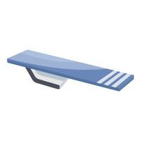 Isometric gymnastics balance beam illustration vector