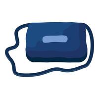 Cartoon blue sleeping mask illustration vector