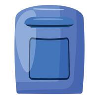 Cartoon blue water dispenser illustration vector