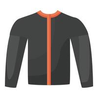 deportivo chaqueta plano diseño ilustración vector