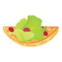 French food meal icon cartoon . Fast food vector