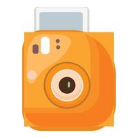 Colorful vintage style digital camera illustration vector