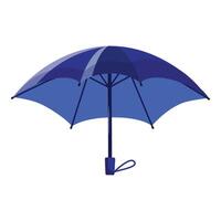 illustration of a blue umbrella vector