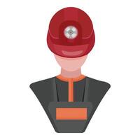 illustration of a firefighter in uniform vector