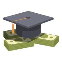 Investment in education concept illustration vector