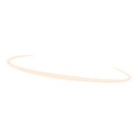 Abstract beige curved line on white background vector