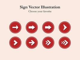 ui icon sign app set arrow cartoon simple line drawing digital business web illustration interface vector