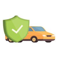 Car insurance protection concept illustration vector