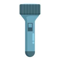 Flat design illustration of a handheld digital infrared thermometer on a white background vector