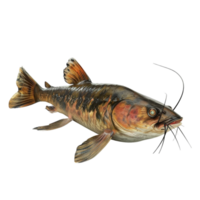 Generated AI a catfish on transparent background png