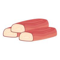 illustration of deli meat sticks vector