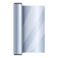 Aluminum foil roll isolated on white vector