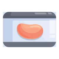 illustration of cartoon fortune cookie on smartphone vector