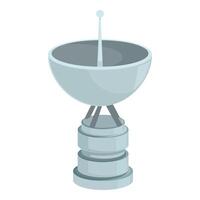 illustration of a stylized satellite dish, ideal for communication concepts vector