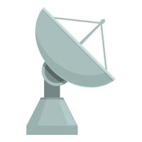 graphic of a stylized satellite dish, ideal for communication themes vector