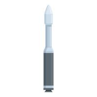 graphic of a stylized bullet, isolated on a white background vector