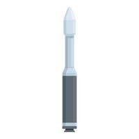 graphic of a stylized bullet, isolated on a white background vector