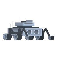 Digital illustration of a modern robotic tank with mechanical legs and armored body vector