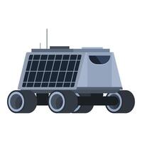 Cartoon lunar rover illustration vector