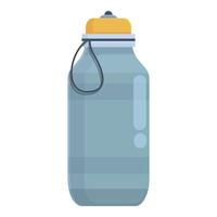 Flat design water bottle illustration vector