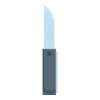 illustration of modern folding knife vector