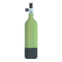 Olive oil dispenser bottle illustration vector