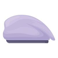 Modern purple beanie hat illustration vector