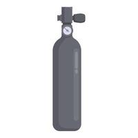 Isolated scuba diving oxygen tank illustration vector