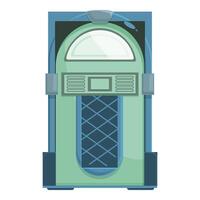 Colorful illustration of a retrostyle jukebox, perfect for nostalgic and musicthemed designs vector