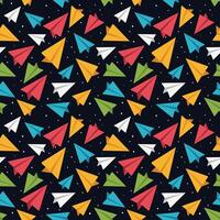 paperplane seamless pattern, texture for bedding, fabric, wallpaper, wrapping paper, textile vector