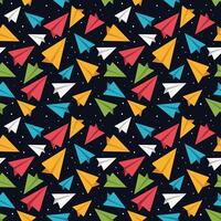 paperplane seamless pattern, texture for bedding, fabric, wallpaper, wrapping paper, textile vector