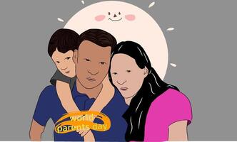 World parent day vector