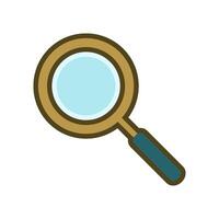 magnifying glass icon vector