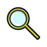 magnifying glass icon vector