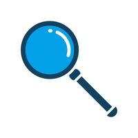 magnifying glass icon vector