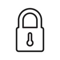 padlock icon A1 vector