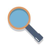 magnifying glass icon vector