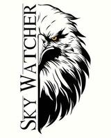 Eagle Illustration for Tattoo Inspiration vector