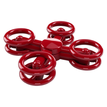 3d interpretazione di un' rotante agitarsi su trasparente sfondo png