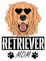 skön retriever hund png