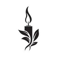 Candle Logo Template Design Art, Icons, and Graphics vector