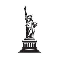 Statue Of Liberty Design Art, Icons, and Graphics vector