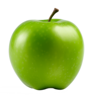 green apple isolated on transparent background png